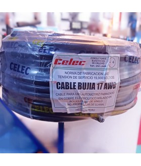 Rollo de cable bujía 17 AWG en la marca CELEC