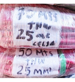 Cable THW 25 mm marca CELSA
