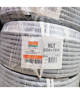 Rollo cable vulcanizado NLT 4X14 marca INDECO