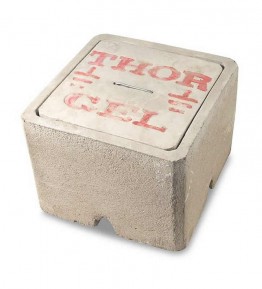 Caja de concreto para poso a tierra